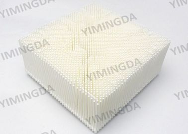 Color blanco de la cerda del pie cuadrado material polivinílico del bloque para el cortador auto