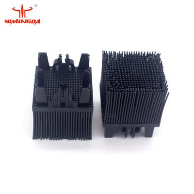 Material de nylon pie cuadrado de bloque de Bristle Parte de repuesto para el cortador automático FK