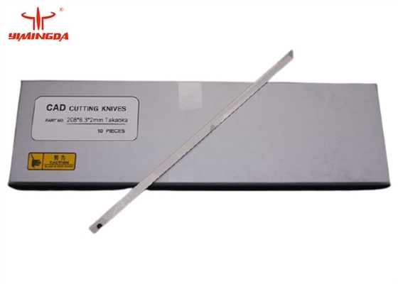 Recambios del cuchillo del cortador de la cuchilla de cuchillo de Takaoka 208 * 6,3 * 2m m